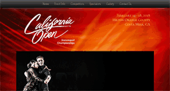 Desktop Screenshot of californiaopen.com