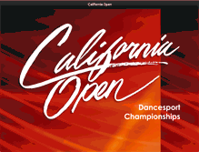 Tablet Screenshot of californiaopen.com